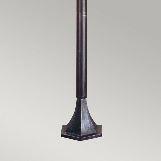 Wexford Pillar Lantern with black/ silver finish