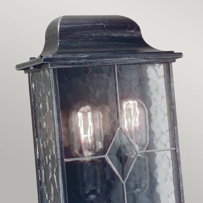 Wexford Half Lantern with black/ silver finish
