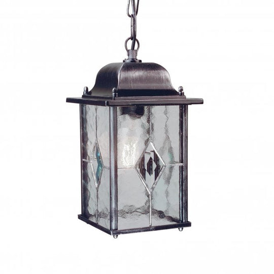 Wexford Chain Lantern with black/ silver finish