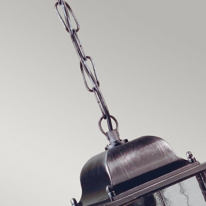 Wexford Chain Lantern with black/ silver finish