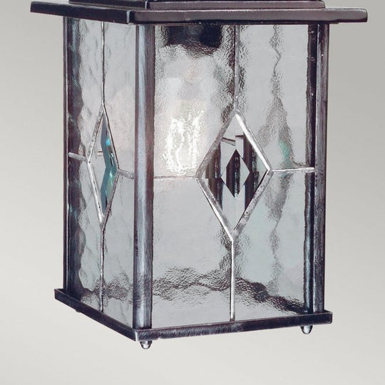 Wexford Chain Lantern with black/ silver finish