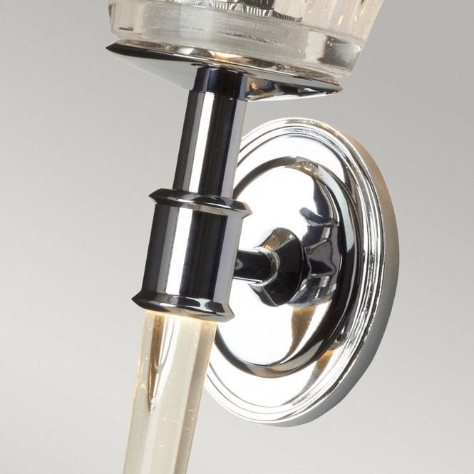 Agatha 2 Light Bathroom Wall Light In Polished Chrome Finish