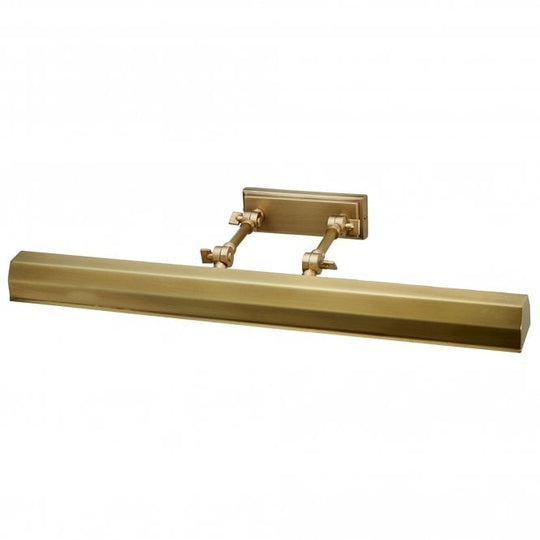 Chawton 4 Light Large Picture Light In Aged Brass Finish