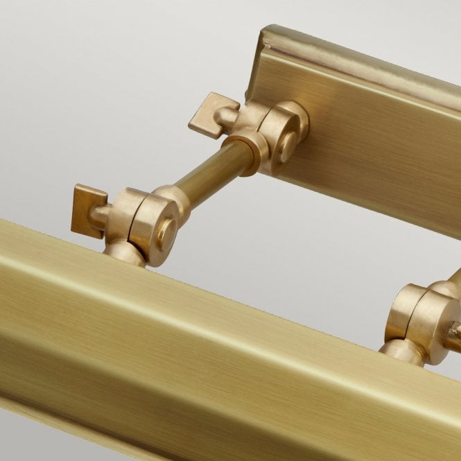 Chawton 4 Light Large Picture Light In Aged Brass Finish