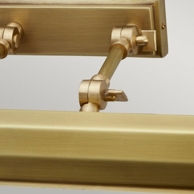 Chawton 4 Light Large Picture Light In Aged Brass Finish