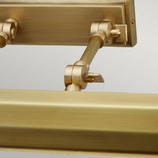 Chawton 4 Light Large Picture Light In Aged Brass Finish