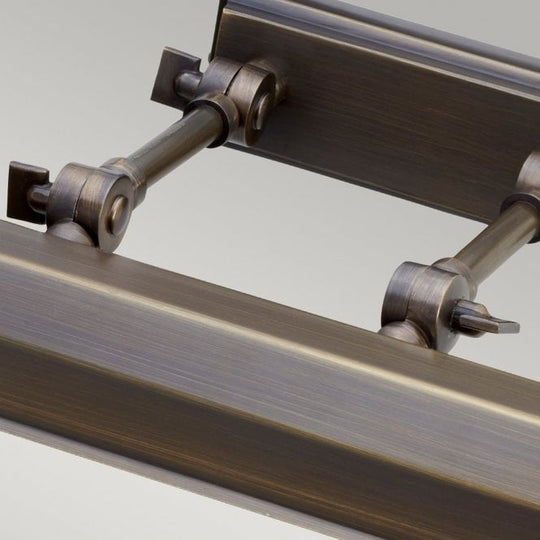 Chawton 4 Light Large Picture Light In Dark Bronze Finish