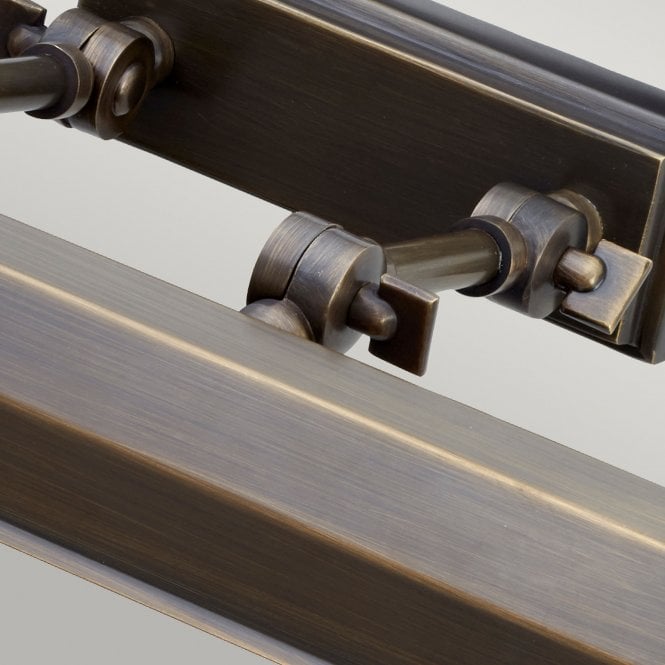 Chawton 2 Light Medium Picture Light In Dark Bronze Finish