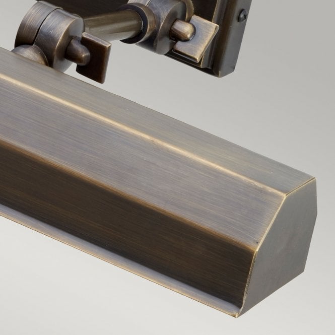 Chawton 2 Light Medium Picture Light In Dark Bronze Finish