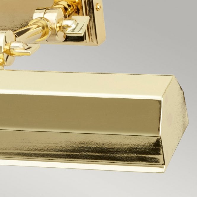 Chawton 2 Light Medium Picture Light In Polished Brass Finish