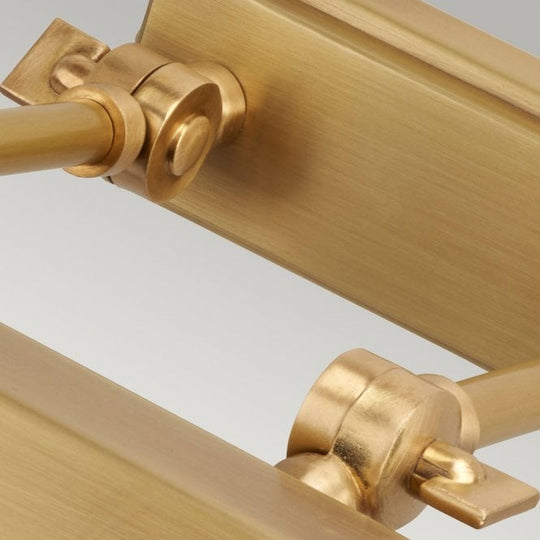 Chawton 1 Light Small Picture Light In Aged Brass Finish