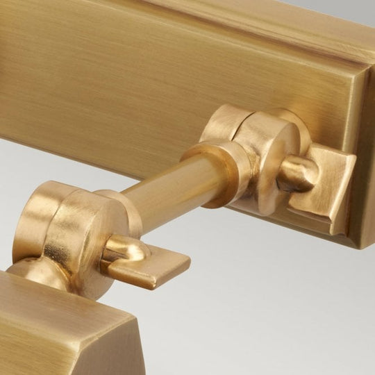 Chawton 1 Light Small Picture Light In Aged Brass Finish