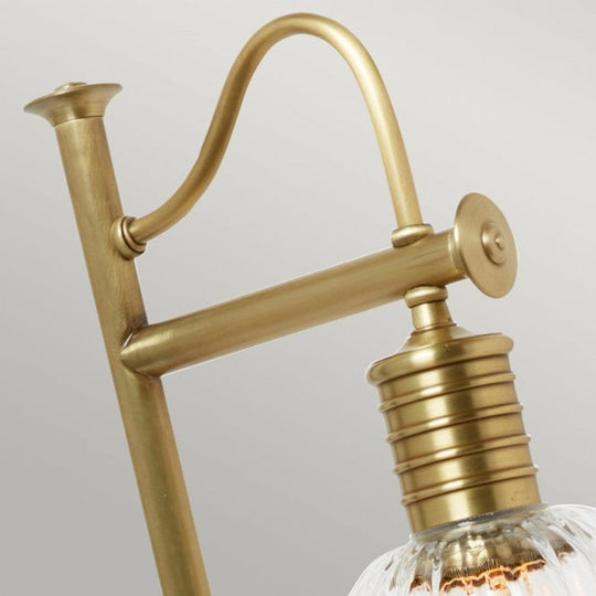 Douille Table Lamp In Aged Brass Finish