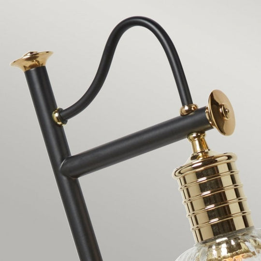 Douille Table Lamp In Black/Polished Brass Finish