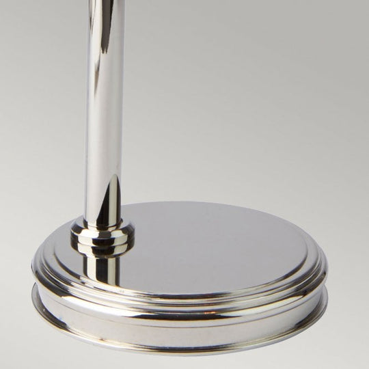 Douille Table Lamp In Polished Nickel Finish