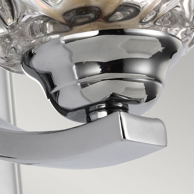 Kalli 1 Light Bathroom Wall Light In Polished Chrome Finish