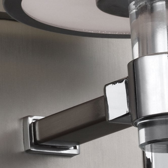 Prospect Park 1 Light Wall Light In Satin Nickel / Chrome Finish