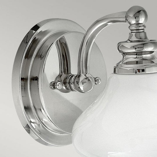 Ainsley 1 Light Bathroom Wall Light In Polished Chrome Finish
