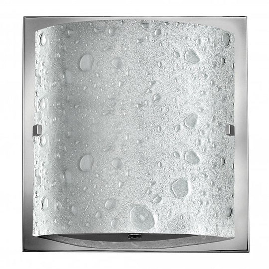 Daphne 1 Light Bathroom Wall Light In Polished Chrome Finish