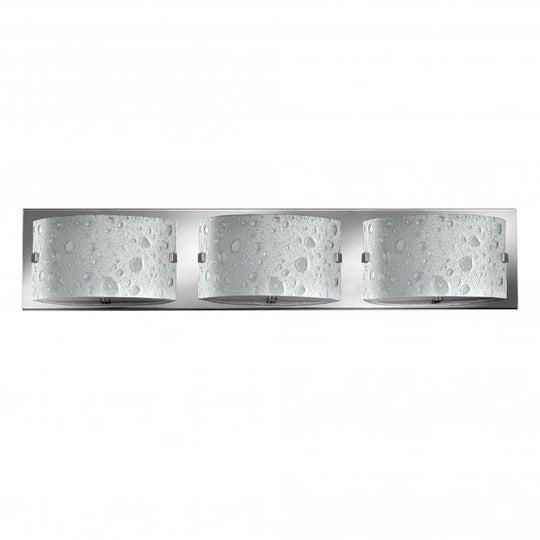 Daphne 3 Light Bathroom Wall Light In Polished Chrome Finish
