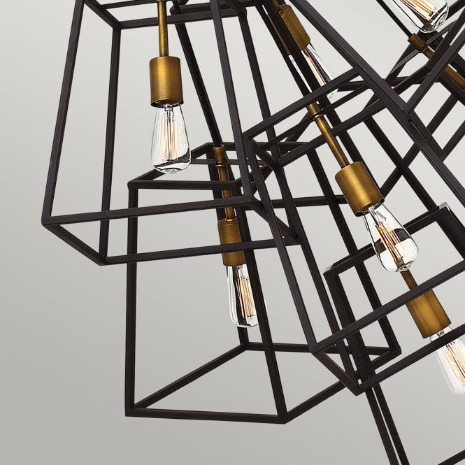 Fulton 7 Light Chandelier In Bronze Finish
