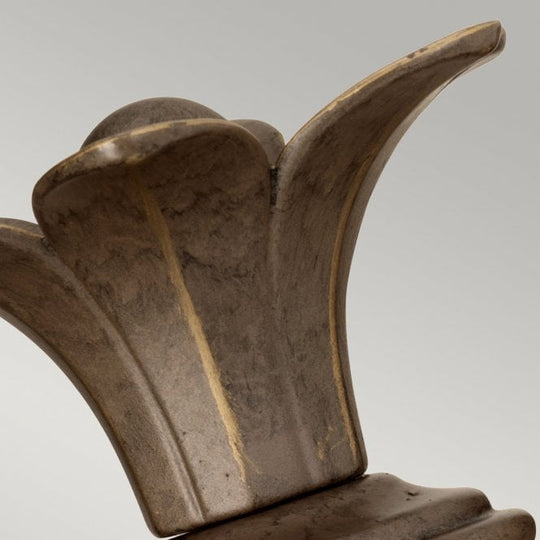 Plantation 1 Light Bathroom Wall Light In Pearl Bronze Finish