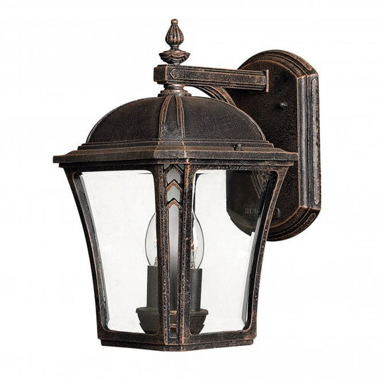 Wabash 2 Light Medium Wall Lantern In Mocha Finish
