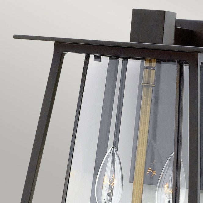 Walker 2 Light Large Wall Lantern In Buckeye Bronze Finish