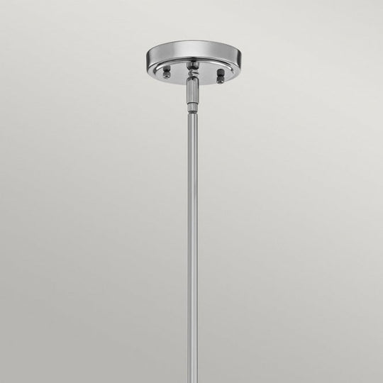 Everly 1 Light Medium Pendant In Chrome Finish