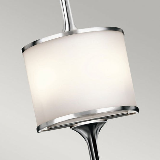 Mona Large 2 Light Wall Light In Polished Chrome Finish