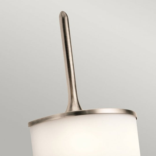 Mona Small 2 Light Wall Light In Classic Pewter Finish