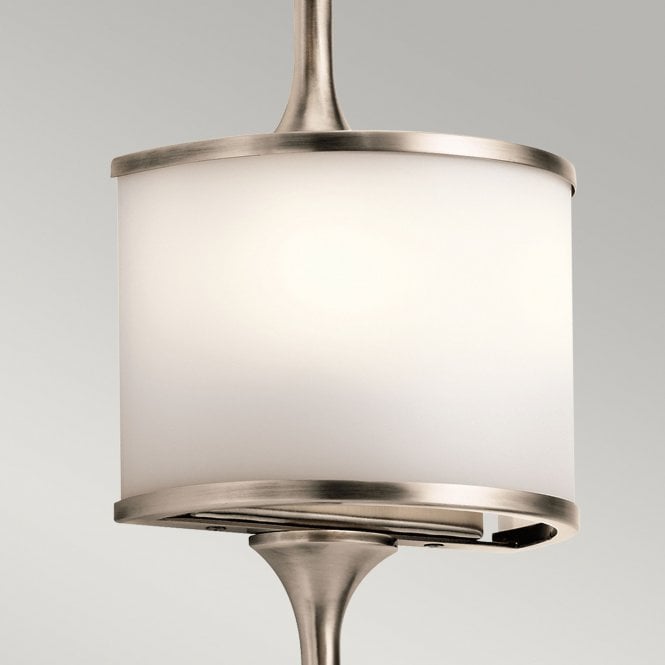 Mona Small 2 Light Wall Light In Classic Pewter Finish