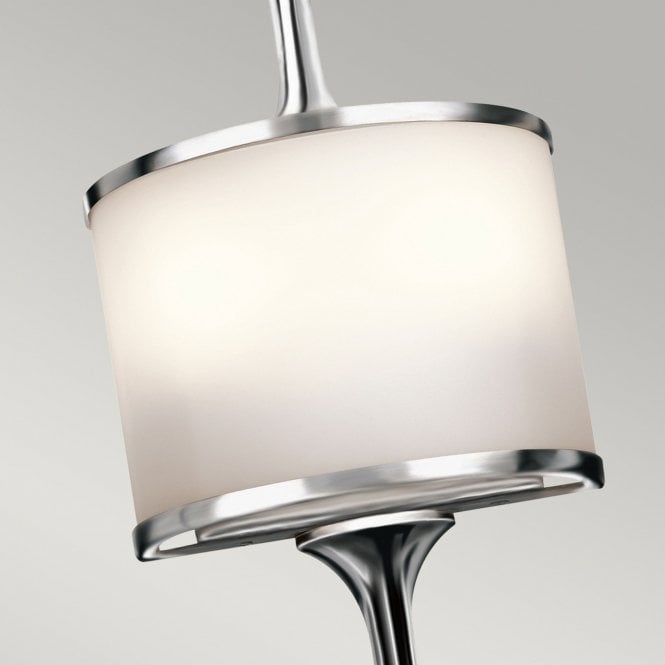 Mona Small 2 Light Wall Light In Polished Chrome Finish