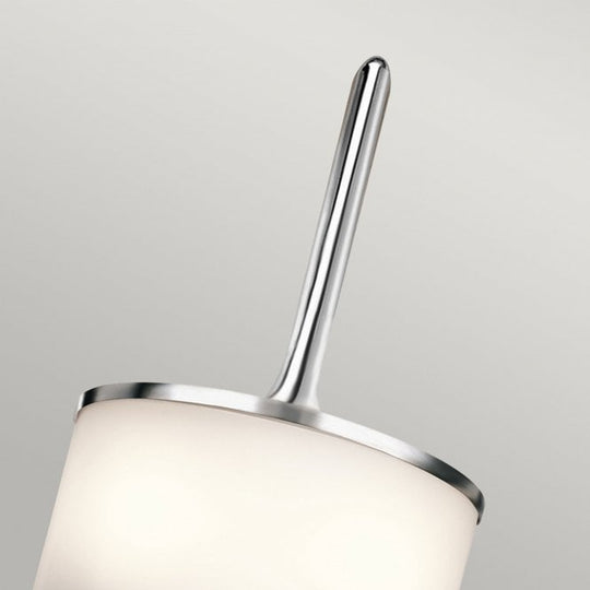 Mona Small 2 Light Wall Light In Polished Chrome Finish