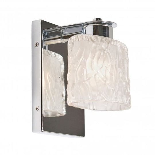Seaview 1 Light Bathroom Wall Light In Polished Chrome Finish