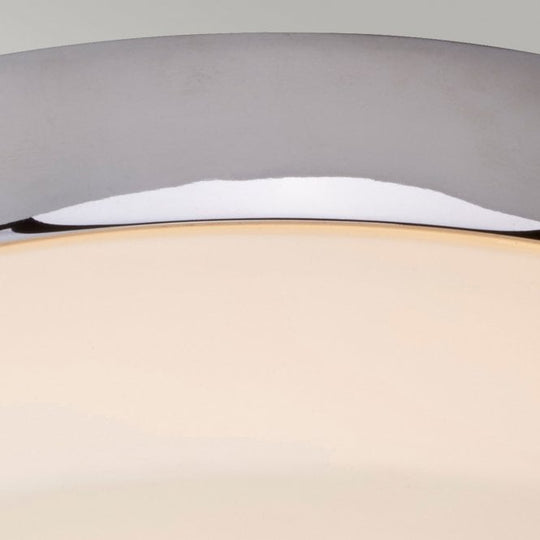 Tamar 1 Light Medium Bathroom Flush In Polished Chrome Finish