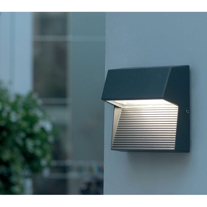 FREYR SQ Graphite Square 1 lt Wall Light Square 1 lt Wall Light