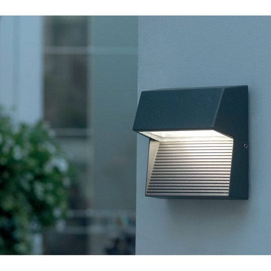 FREYR SQ Graphite Square 1 lt Wall Light Square 1 lt Wall Light