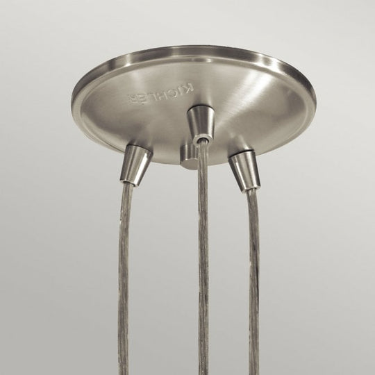 Brinley 3 Light Pendant - Brushed Nickel