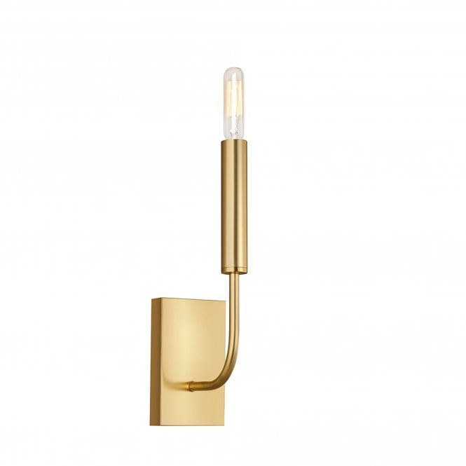 Brianna 1 Light Wall Light - Burnished Brass