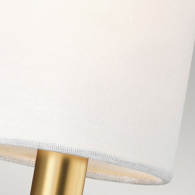 Brianna 2 Light Wall Light - Burnished Brass