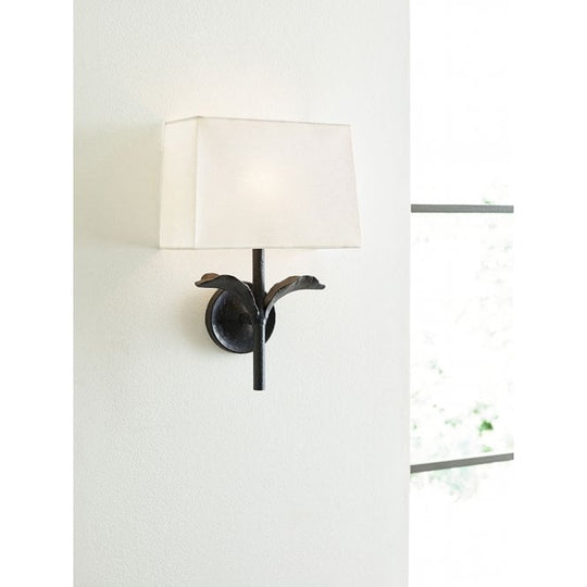 Georgia 1 Light Wall Light Aged Iron Aged Iron