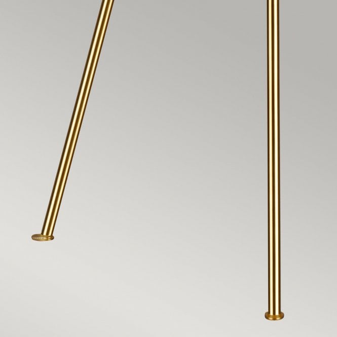 Penny 1 Light Floor Lamp - Burnished Brass