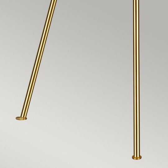 Penny 1 Light Floor Lamp - Burnished Brass