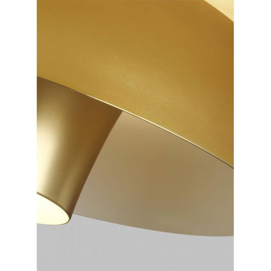 Brisbin 1 Light Pendant - Burnished Brass