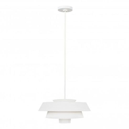 Brisbin 1 Light Pendant - Matte White