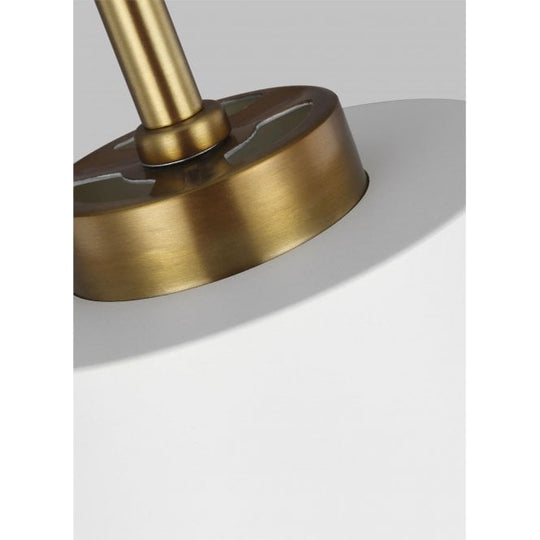 Carter 1 Light Pendant - Style A - Matte White