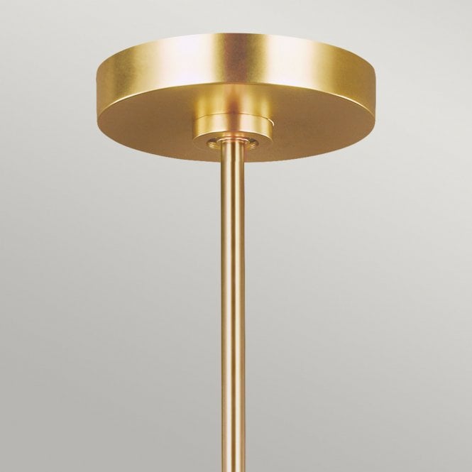 Jax 10 Light Chandelier - Burnished Brass