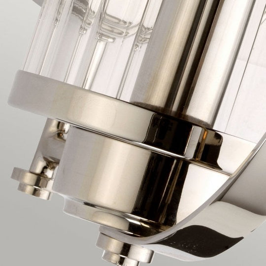 Cassie 1 Light Wall Light Polished Nickel Plated
