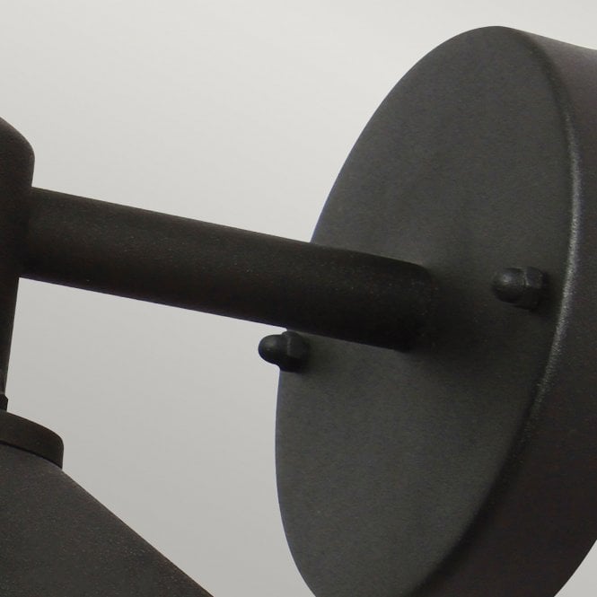 Copenhagen 1 Light Wall Lantern - Black Black